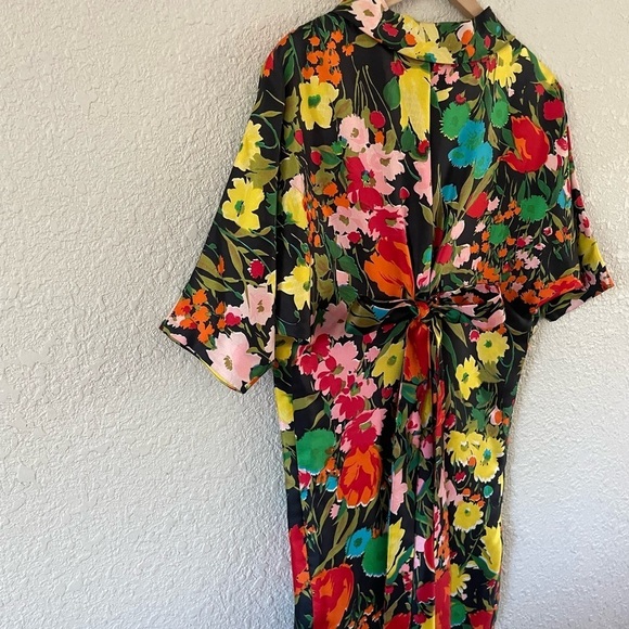 Vintage 40s/50s Mitzi Morgan Floral Dress - Picture 7 of 16